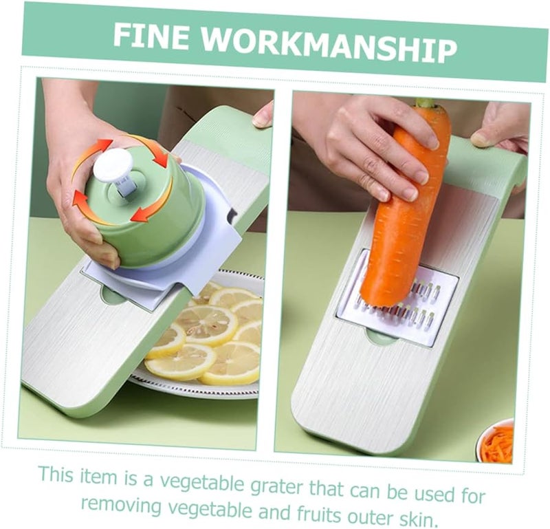 Electric Vegetable Cutter French Fry Slicer Potato Grater Kitchen Gadget Set - Image 3